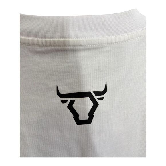 Bullfit white ANCIENT COMBAT OVERSIZED PREMIUM TEE size L NWT - Picture 8 of 9